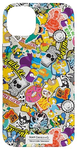 Hülle für iPhone 14 Plus Die Simpsons-Aufklebercollage von 20th Century Television