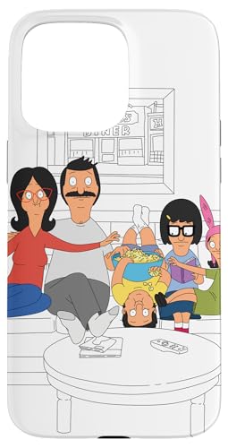 Hülle für iPhone 15 Pro Max Bob's Burgers Bob Linda Gene Tina Louise Wohnzimmer von 20th Century Television