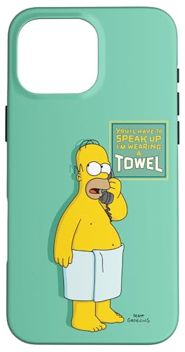 Hülle für iPhone 16 Pro Max The Simpsons Homer Simpson Speak Up I'm Wearing A Towel Hülle für iPhone 16 Pro Max The Simpsons Homer Simpson Speak Up I'm Wearing A Towel von 20th Century Television