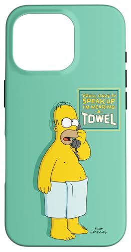 Hülle für iPhone 16 Pro The Simpsons Homer Simpson Speak Up I'm Wearing A Towel Hülle für iPhone 16 Pro The Simpsons Homer Simpson Speak Up I'm Wearing A Towel von 20th Century Television