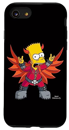 Hülle für iPhone SE (2020) / 7 / 8 Die Simpsons Bart Simpson Bands, die mit Satan verbunden sind von 20th Century Television