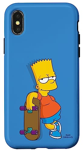 Hülle für iPhone X/XS Die Simpsons Bart Simpson Himmelblau von 20th Century Television
