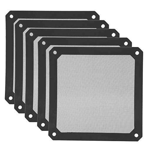 5 Pcs Cooler Fan Filter,120 x 120 x 1.7mm PVC Magnetic Computer Fan Mesh Frame Dust Filter,Dustproof PC Cooler Fan Cover Grills,Black 5 Pcs Cooler Fan Filter,120 x 120 x 1.7mm PVC Magnetic Computer Fan Mesh Frame Dust Filter,Dustproof PC Cooler Fan Cover Grills,Black von dutis