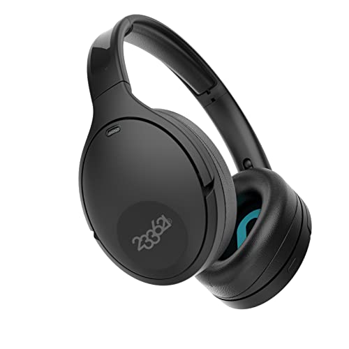 233621 Kopfhörer Kabellos Bluetooth 100 Stunden Spielzeit, Noise Cancelling Kopfhoerer und Integriertem Mikrofon, Faltbar, Wireless Kopfhörer Over Ear den Täglichen Gebrauch (Schwarz) von 233621