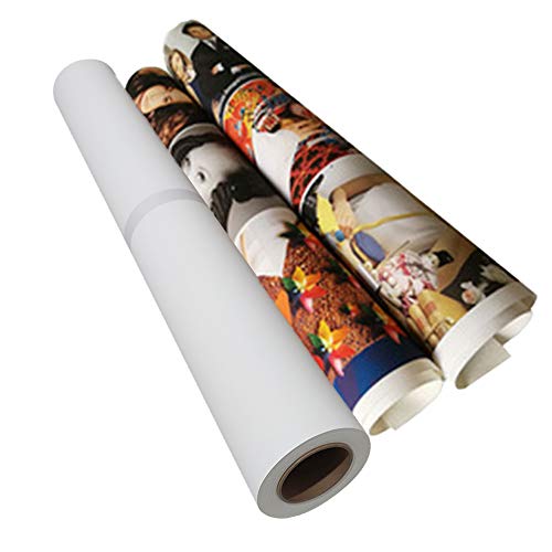 Polyester-Leinwand auf Rolle, 33 cm x 12,2 m, wasserfest, matt, für dekorative Malerei, Werbung und breitformatige Tintenstrahldrucker. Polyester-Leinwand auf Rolle, 33 cm x 12,2 m, wasserfest, matt, für dekorative Malerei, Werbung und breitformatige Tintenstrahldrucker. von 255