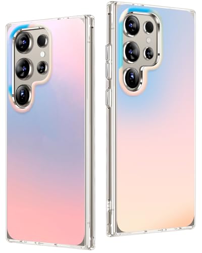 2Buyshop Handyhülle für Samsung Galaxy S25 Ultra Hülle Stoßfeste Holografisch Irisierend Robust PC Schutzhülle für Samsung Galaxy S25 Ultra 5G Hülle mit Farbwechsel Effekt Galaxy S25 Ultra Case Cover von 2Buyshop