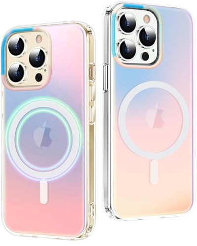 2Buyshop Handyhülle für iPhone 14 Pro Max Hülle für Mag-Safe Stoßfeste Holografisch Irisierend Robust PC Schutzhülle für iPhone 14 Pro Max Hülle mit Farbwechsel Effekt iPhone 14 Pro Max Case 6,7 Zoll 2Buyshop Handyhülle für iPhone 14 Pro Max Hülle für Mag-Safe Stoßfeste Holografisch Irisierend Robust PC Schutzhülle für iPhone 14 Pro Max Hülle mit Farbwechsel Effekt iPhone 14 Pro Max Case 6,7 Zoll von 2Buyshop
