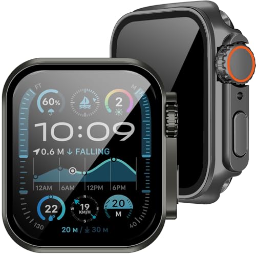 2Buyshop Hülle für Apple Watch Serie 10 42mm Schutzhülle Hülle mit Anti Spy Displayschutz, Sieht aus wie eine iWatch Ultra Ultradünne PC Schutz Schutzhülle für Apple Watch Series 10 Hülle 42mm Case 2Buyshop Hülle für Apple Watch Serie 10 42mm Schutzhülle Hülle mit Anti Spy Displayschutz, Sieht aus wie eine iWatch Ultra Ultradünne PC Schutz Schutzhülle für Apple Watch Series 10 Hülle 42mm Case von 2Buyshop