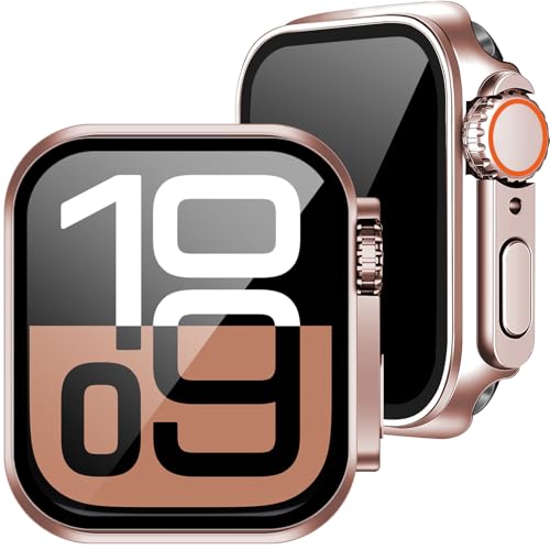 2Buyshop Hülle für Apple Watch Serie 10 46mm Schutzhülle Hülle mit Anti Spy Displayschutz, Sieht aus wie eine iWatch Ultra Ultradünne PC Schutz Schutzhülle für Apple Watch Series 10 Hülle 46mm Case 2Buyshop Hülle für Apple Watch Serie 10 46mm Schutzhülle Hülle mit Anti Spy Displayschutz, Sieht aus wie eine iWatch Ultra Ultradünne PC Schutz Schutzhülle für Apple Watch Series 10 Hülle 46mm Case von 2Buyshop