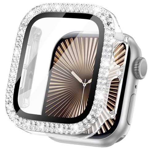 2Buyshop Hülle für Apple Watch Serie 10 42mm Schutzhülle Hülle Displayschutz Glitzer Hart PC Ultradünne Kratzfest Schutz Bumper Bling Case Gehäuse für Apple Watch Series 10 Hülle 42mm Case 2Buyshop Hülle für Apple Watch Serie 10 42mm Schutzhülle Hülle Displayschutz Glitzer Hart PC Ultradünne Kratzfest Schutz Bumper Bling Case Gehäuse für Apple Watch Series 10 Hülle 42mm Case von 2Buyshop