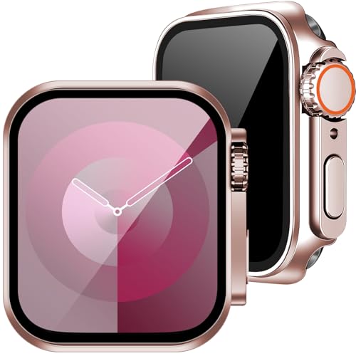 2Buyshop Hülle für Apple Watch Serie SE & 6 5 4 40mm Schutzhülle Hülle mit Anti Spy Sichtschutz Displayschutz Sehen Aus Wie iWatch Ultra Schutz Gehäuse für Apple Watch Series SE 6 5 4 Hülle 40mm Case von 2Buyshop