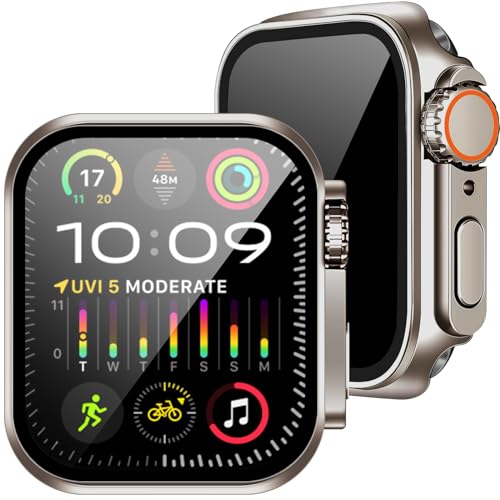 2Buyshop Hülle für Apple Watch Serie SE & 6 5 4 40mm Schutzhülle Hülle mit Anti Spy Sichtschutz Displayschutz Sehen Aus Wie iWatch Ultra Schutz Gehäuse für Apple Watch Series SE 6 5 4 Hülle 40mm Case von 2Buyshop