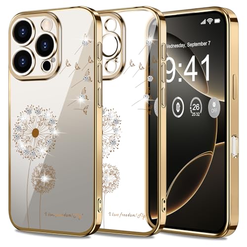 2Buyshop für iPhone 16 Pro Max Hülle Original Silikon Transparent Löwenzahn Blumen Glitzer Muster Handyhülle für iPhone 16 Pro Max Hülle Anti Gelb Kratzfeste Schutzhülle für iPhone 16 Pro Max Case 2Buyshop für iPhone 16 Pro Max Hülle Original Silikon Transparent Löwenzahn Blumen Glitzer Muster Handyhülle für iPhone 16 Pro Max Hülle Anti Gelb Kratzfeste Schutzhülle für iPhone 16 Pro Max Case von 2Buyshop