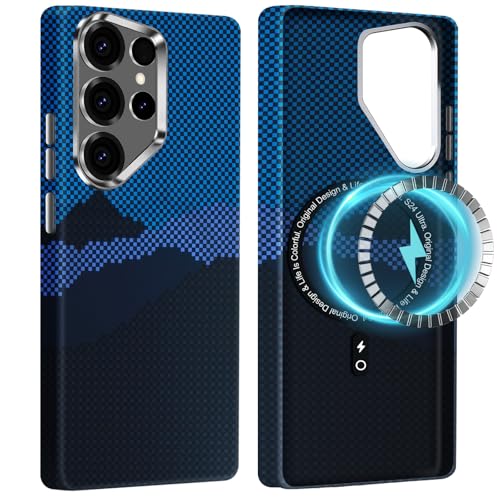 2Buyshop für Samsung Galaxy S24 Ultra Hülle Ultradünn aus Aramidfaser Magnetische mit Mag-Safe Kratzfeste Handyhülle Taktile Gewebte Kameraschutz Schutzhülle für Samsung S24 Ultra 5G Case Cover 2Buyshop für Samsung Galaxy S24 Ultra Hülle Ultradünn aus Aramidfaser Magnetische mit Mag-Safe Kratzfeste Handyhülle Taktile Gewebte Kameraschutz Schutzhülle für Samsung S24 Ultra 5G Case Cover von 2Buyshop