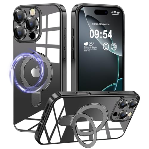 2Buyshop für iPhone 16 Pro Max Hülle für Mag-Safe Silikon Transparent Anti Gelb Unsichtbarer Ständer Handyhülle für iPhone 16 Pro Max Case Stoßfest Kameraschutz Schutzhülle für iPhone 16 Pro Max Cover 2Buyshop für iPhone 16 Pro Max Hülle für Mag-Safe Silikon Transparent Anti Gelb Unsichtbarer Ständer Handyhülle für iPhone 16 Pro Max Case Stoßfest Kameraschutz Schutzhülle für iPhone 16 Pro Max Cover von 2Buyshop