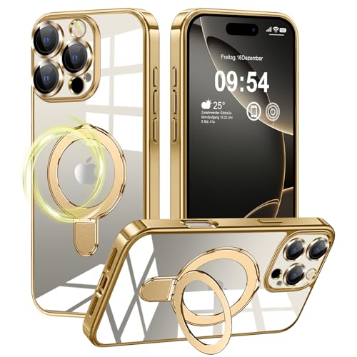 2Buyshop für iPhone 16 Pro Max Hülle für Mag-Safe Silikon Transparent Anti Gelb Unsichtbarer Ständer Handyhülle für iPhone 16 Pro Max Case Stoßfest Kameraschutz Schutzhülle für iPhone 16 Pro Max Cover 2Buyshop für iPhone 16 Pro Max Hülle für Mag-Safe Silikon Transparent Anti Gelb Unsichtbarer Ständer Handyhülle für iPhone 16 Pro Max Case Stoßfest Kameraschutz Schutzhülle für iPhone 16 Pro Max Cover von 2Buyshop