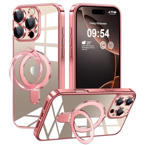 2Buyshop für iPhone 16 Pro Max Hülle für Mag-Safe Silikon Transparent Anti Gelb Unsichtbarer Ständer Handyhülle für iPhone 16 Pro Max Case Stoßfest Kameraschutz Schutzhülle für iPhone 16 Pro Max Cover 2Buyshop für iPhone 16 Pro Max Hülle für Mag-Safe Silikon Transparent Anti Gelb Unsichtbarer Ständer Handyhülle für iPhone 16 Pro Max Case Stoßfest Kameraschutz Schutzhülle für iPhone 16 Pro Max Cover von 2Buyshop
