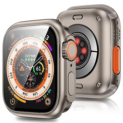 [3 in 1] Hülle für Apple Watch Serie 10 42mm - Schutzhülle Mit Displayschutz Wie iWatch Ultra, Kratzfest Ultradünne 360° Rundum Schutz Gehäuse - Case für Apple Watch Series 10 42mm von 2Buyshop