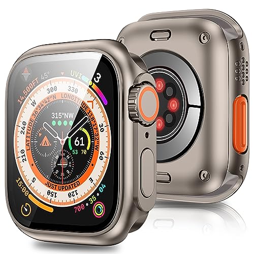 Hülle für Apple Watch Serie SE 2022 & 6 5 4 44mm Schutzhülle Hülle Displayschutz Sehen Aus Wie iWatch Ultra, PC Kratzfest Ultradünne 360° Schutz Gehäuse für Apple Watch Series SE 6 5 4 Hülle 44mm Case von 2Buyshop