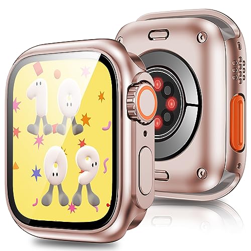 Hülle für Apple Watch Serie SE 2022 & 6 5 4 44mm Schutzhülle Hülle Displayschutz Sehen Aus Wie iWatch Ultra, PC Kratzfest Ultradünne 360° Schutz Gehäuse für Apple Watch Series SE 6 5 4 Hülle 44mm Case von 2Buyshop