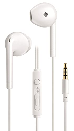 2GO Headset Comfort Stereo-Ohrhörer In-Ear 3,5 mm Kabel 120 cm weiß von 2GO