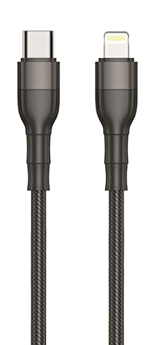 2GO USB Kabel Type C auf Lightning Lade- und Datenkabel 100 cm schwarz von 2GO