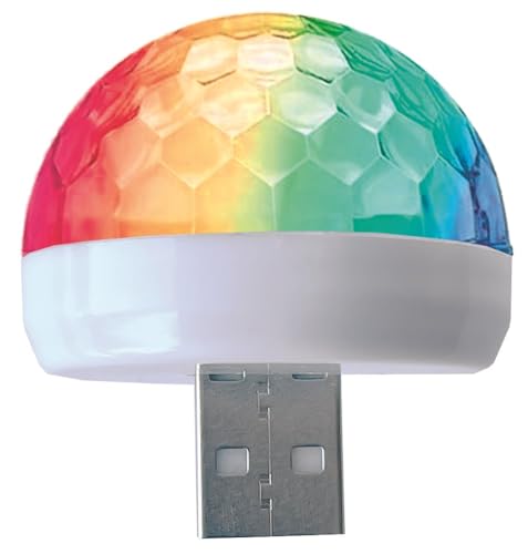 2GO USB LED Discokugel incl. 3 Adapter weiß von 2GO