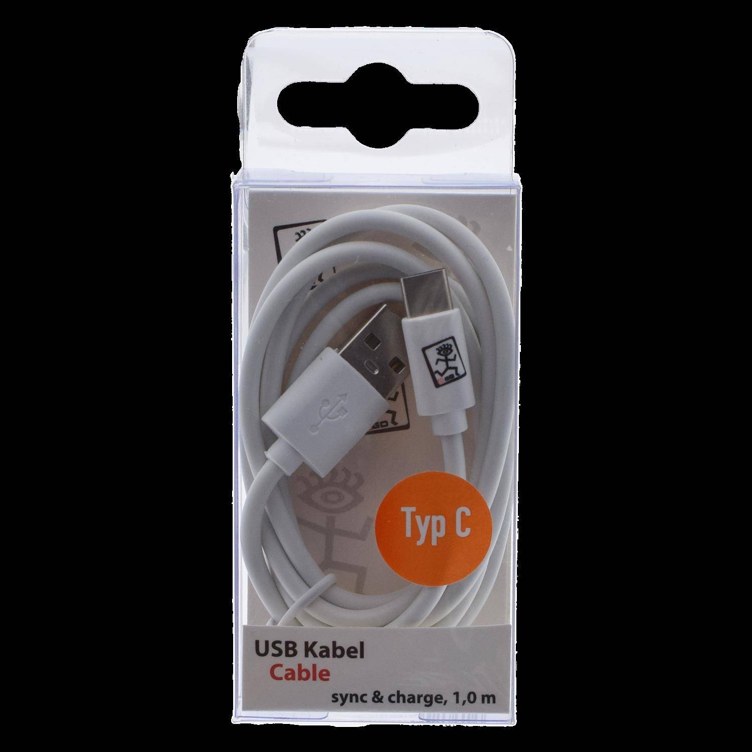 2GO USB Lade-/Datenkabel USB Type-C 3.1 1m weiß PET-Box 2GO USB Lade-/Datenkabel USB Type-C 3.1 1m weiß PET-Box von 2GO