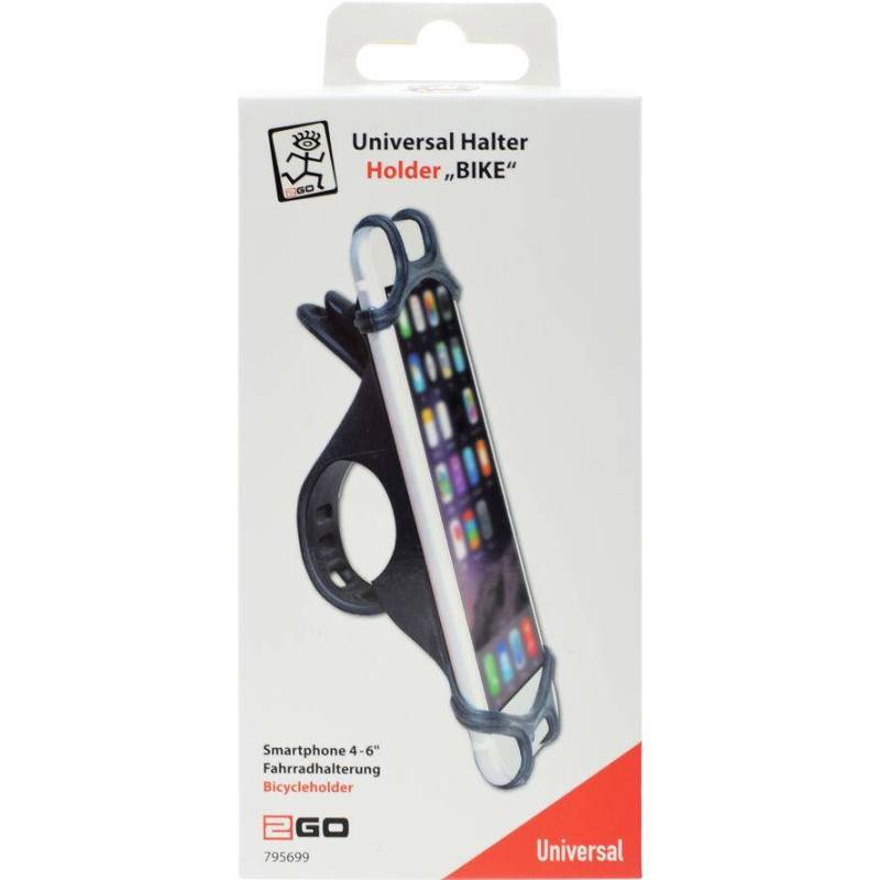 2GO Universal Handyhalter BIKE am Fahrradlenker 4-6 Zoll von 2GO