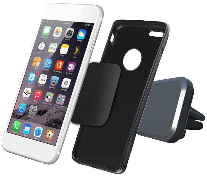 2GO Universal Smartphone-Magnet-Halter AIRMAG f. Lüftungssch von 2GO