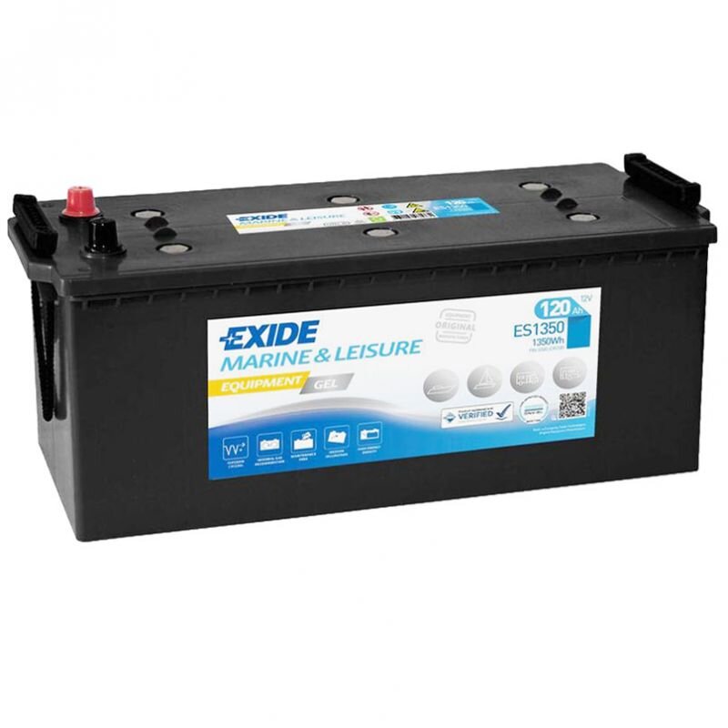 Versorgungsbatterie Exide ES1350 (passend für G120) 12V 120Ah Bleigel Akku VRLA von 2GO