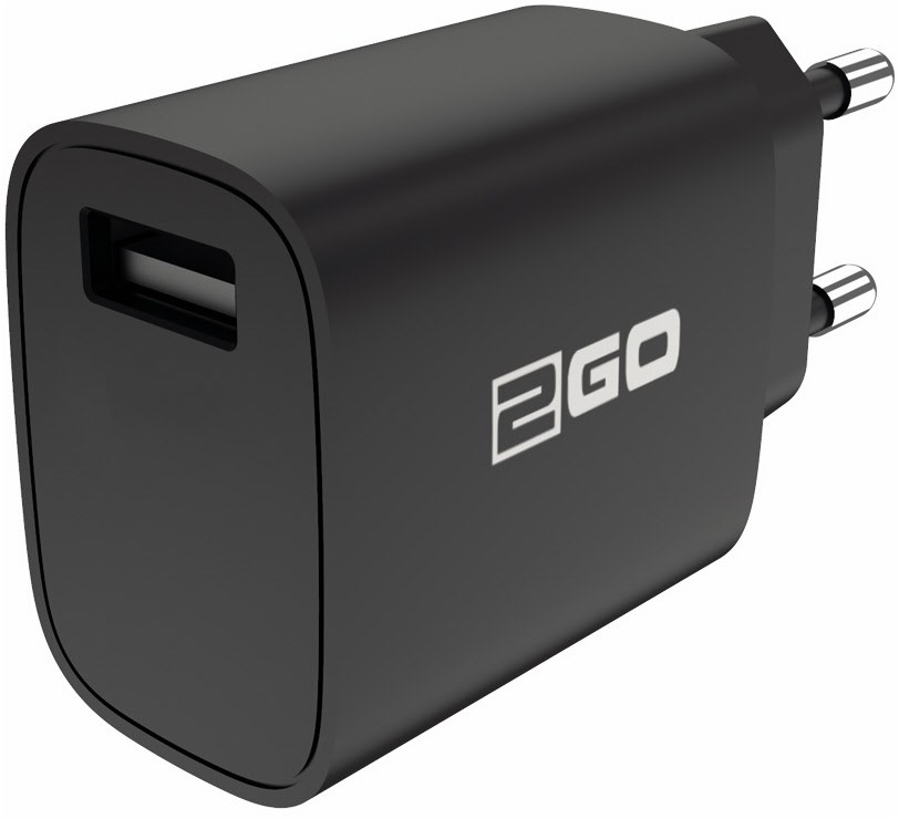 USB Ladegerät schwarz USB Ladegerät schwarz von 2Go
