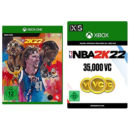 NBA 2K22 75th Anniversary Edition - [Xbox One] + 35,000 VC [Xbox - Download Code] von 2K