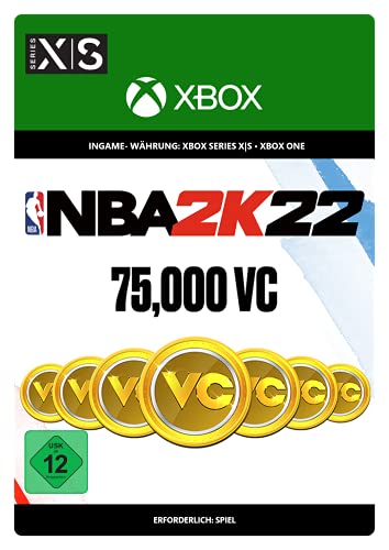 NBA 2K22: 75,000 VC | Xbox One/Series X|S - Download Code von 2K