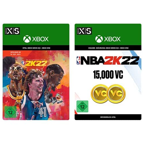 NBA 2K22: 75th Anniversary Edition Xbox - Download Code + NBA 2K22: 15,000 VC Xbox - Download Code von 2K
