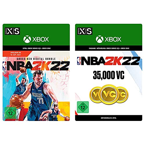 NBA 2K22: Cross-Gen Digital Bundle | Xbox - Download Code + 35,000 VC [Xbox - Download Code] von 2K