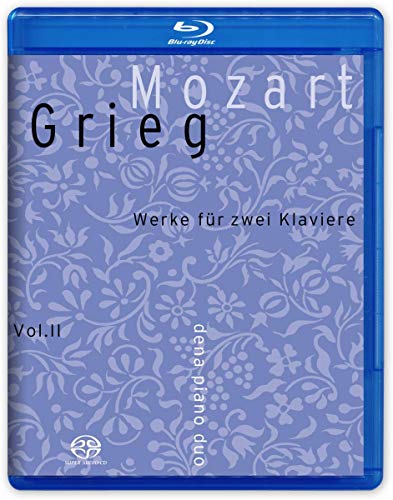 MOZART / GRIEG Werke für zwei Klaviere [Hybrid-SACD + Blu Ray AUDIO] von 2L