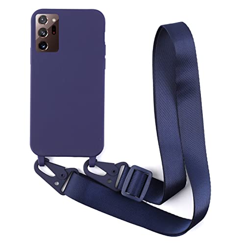 2NDSPRlNG Schutzhülle mit Halskette, kompatibel mit Samsung Galaxy Note 20 Ultra, Umhängeband aus Seil, Anhänger, Schutzhülle aus weichem Silikon, Blau 2NDSPRlNG Schutzhülle mit Halskette, kompatibel mit Samsung Galaxy Note 20 Ultra, Umhängeband aus Seil, Anhänger, Schutzhülle aus weichem Silikon, Blau von 2NDSPRlNG