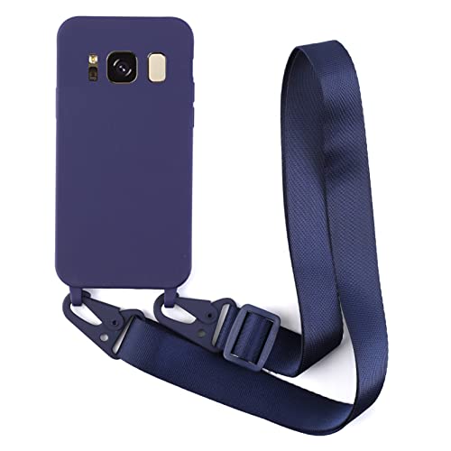 2NDSPRlNG Schutzhülle mit Halskette, kompatibel mit Samsung Galaxy S8, Umhängeband aus Seil, Anhänger, Schutzhülle aus weichem Silikon, Blau 2NDSPRlNG Schutzhülle mit Halskette, kompatibel mit Samsung Galaxy S8, Umhängeband aus Seil, Anhänger, Schutzhülle aus weichem Silikon, Blau von 2NDSPRlNG