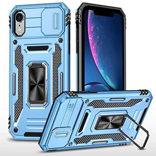 2NSPDRGNI Kameraschutz Hülle kompatibel mit iPhone X/XS,Schutzhülle Standard Stoßfest Cover 360 Metall Ring Halter Handy Hüllen Case,Himmel blau 2NSPDRGNI Kameraschutz Hülle kompatibel mit iPhone X/XS,Schutzhülle Standard Stoßfest Cover 360 Metall Ring Halter Handy Hüllen Case,Himmel blau von 2NSPDRGNI