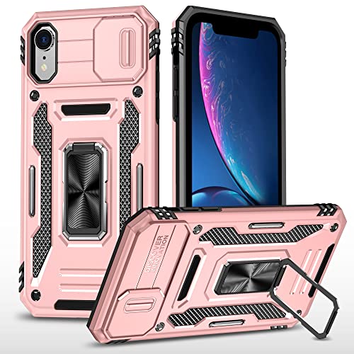 2NSPDRGNI Kameraschutz Hülle kompatibel mit iPhone X/XS,Schutzhülle Standard Stoßfest Cover 360 Metall Ring Halter Handy Hüllen Case,Roségold 2NSPDRGNI Kameraschutz Hülle kompatibel mit iPhone X/XS,Schutzhülle Standard Stoßfest Cover 360 Metall Ring Halter Handy Hüllen Case,Roségold von 2NSPDRGNI