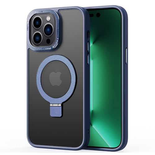 2NSPDRGNI Magnetisch Hülle für iPhone 12 Pro Max,Durchscheinende Matt Schutzhülle Magnetring Handyhülle mit Unsichtbar Ständer,Blau 2NSPDRGNI Magnetisch Hülle für iPhone 12 Pro Max,Durchscheinende Matt Schutzhülle Magnetring Handyhülle mit Unsichtbar Ständer,Blau von 2NSPDRGNI