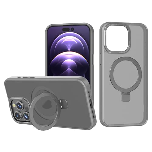 2NSPDRGNI Magnetisch Hülle für iPhone 15,Durchscheinende Matt Schutzhülle Magnetring Handyhülle mit Unsichtbar Ständer,Grau 2NSPDRGNI Magnetisch Hülle für iPhone 15,Durchscheinende Matt Schutzhülle Magnetring Handyhülle mit Unsichtbar Ständer,Grau von 2NSPDRGNI