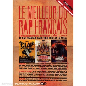 Le Meilleur du rap français : Clap - Vol.1 / Rapattack / Le Cercle de la haine - Coffret 3 DVD von 2good