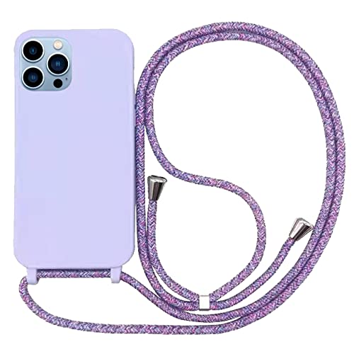 2ndSpring Handykette Schutzhülle kompatibel mit iPhone 13 Pro Handyhülle mit Band,Halsband Lanyard Silikonhülle,Soft Silikon Violett 2ndSpring Handykette Schutzhülle kompatibel mit iPhone 13 Pro Handyhülle mit Band,Halsband Lanyard Silikonhülle,Soft Silikon Violett von 2ndSpring