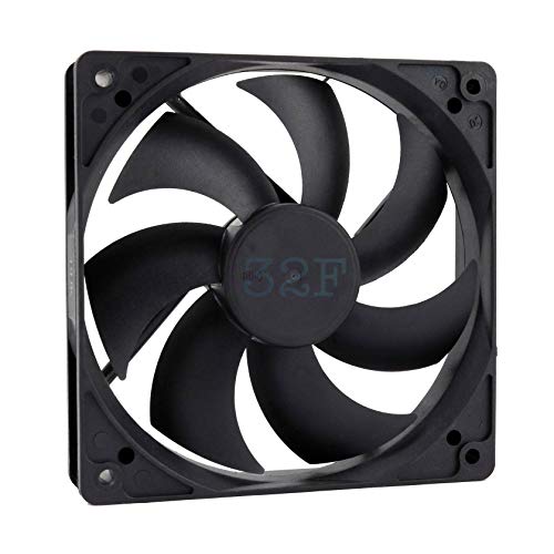 32F Lüfter 120 mm 120 x 120 x 25 1500 RPM 5 V 0,16 A DC Air Fan 12 cm 120 mm 3 Drähte 3 Pin mit Tacho-Sensor Kühlung 120 x 120 x 25 von 32F