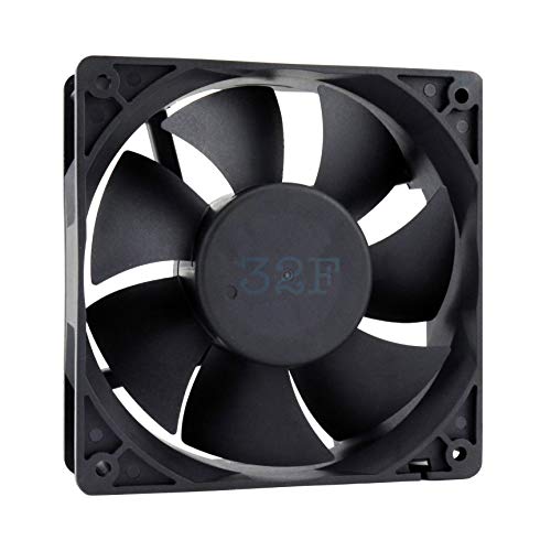 32F Lüfter 120 mm 120 x 120 x 38 1500RPM 5V 0,16A DC Air Fan 12 cm 120 mm 3 Drähte 3 Pin mit Tachosensor Kühlung 120 x 120 x 38 von 32F