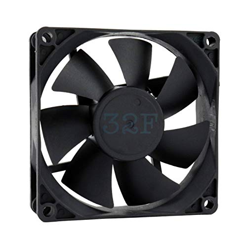 32F Lüfter 80mm 80x80x25 2500RPM 24V 0,16A DC Air Fan 8cm 80mm 3 Drähte 3 Pin mit Tachymetersensor Kühlung 80x80x25 von 32F