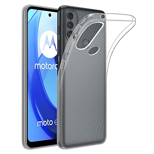 32nd Klare Gel Series - Crystal Clear Gel Ultra Dünn Schutzhülle Case Silikon für Motorola Moto E30 & Moto E40, Durchsichtige Backcover Handyhülle TPU Hülle - Transparent von 32nd