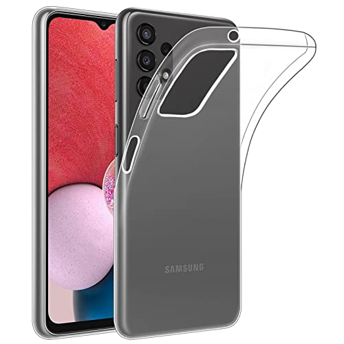 32nd Klare Gel Series - Crystal Clear Gel Ultra Dünn Schutzhülle Case Silikon für Samsung Galaxy A13 4G (2022) & A04S (2022), Durchsichtige Backcover Handyhülle TPU Hülle - Transparent von 32nd